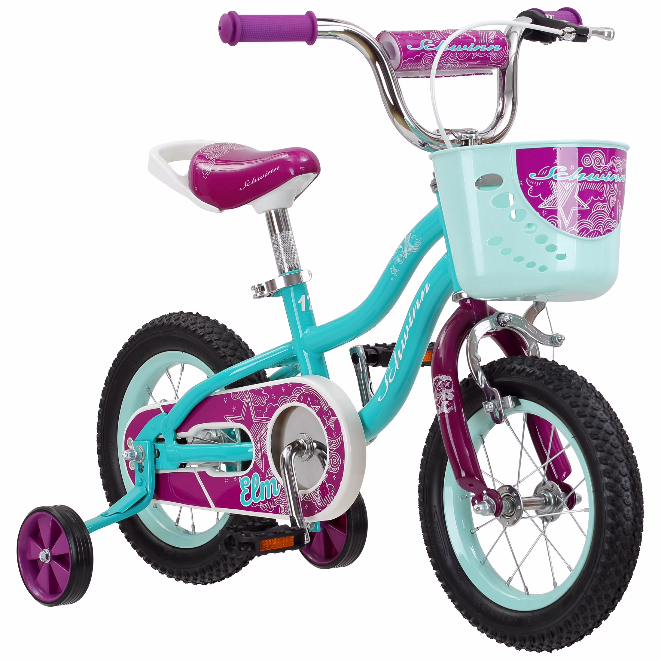 Schwinn Elm Kids Bike, 12-Inch Wheels, Single Speed, Ages 2-4, Teal - Image 4