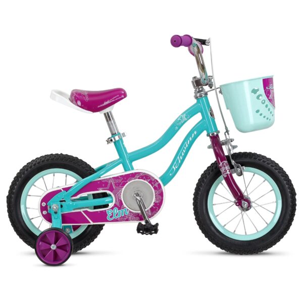 Schwinn Elm Kids Bike, 12-Inch Wheels, Single Speed, Ages 2-4, Teal
