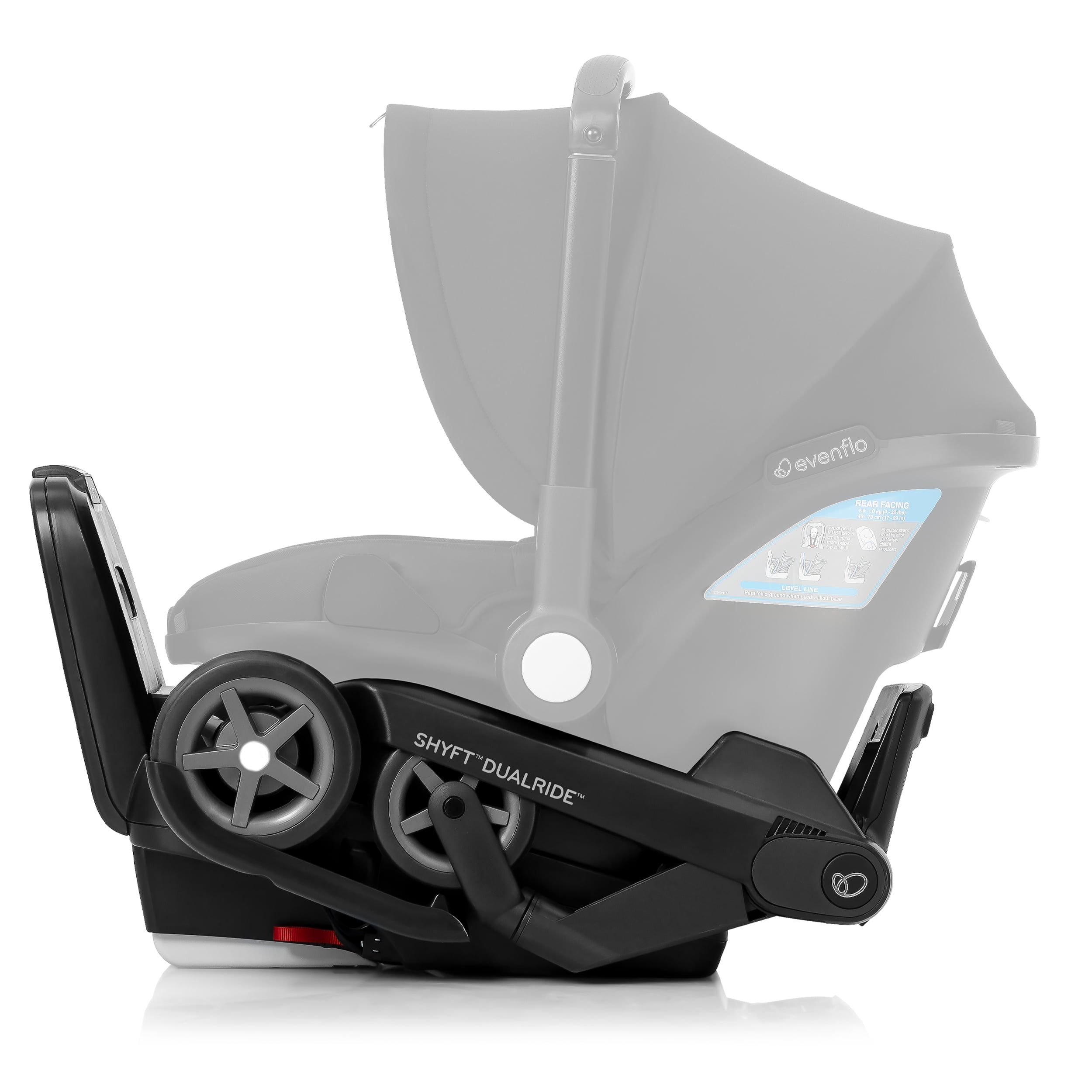 Shyft DualRide Infant Car Seat and Stroller Combo (Beaufort Black) - Image 5