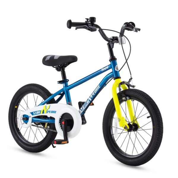 SLIDE N PEDAL 16in Kids Bike EZ Balance Pedal Switchable Bicycle, Blue