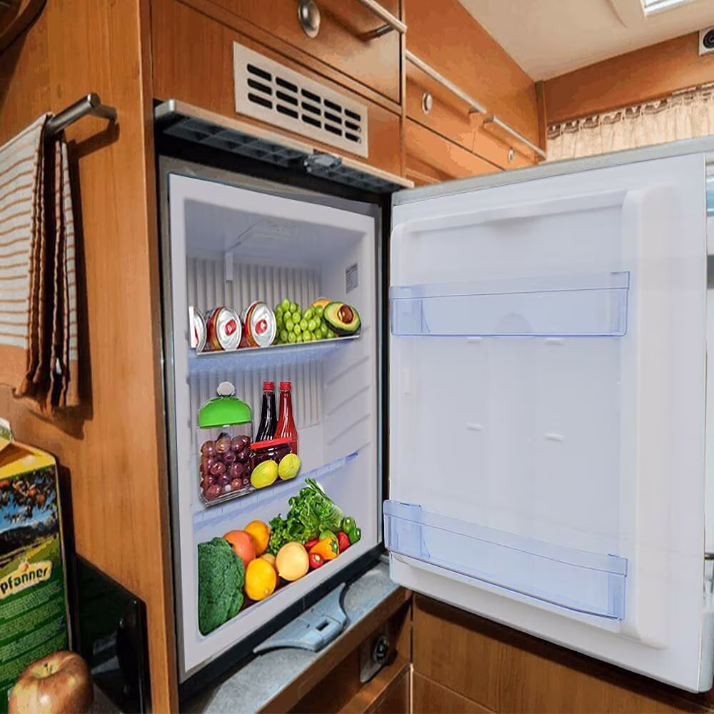 SMAD 2.0 Cu ft 12V 110V Camping Fridge Truck RV Cascadia Refrigerator DC AC - Image 3