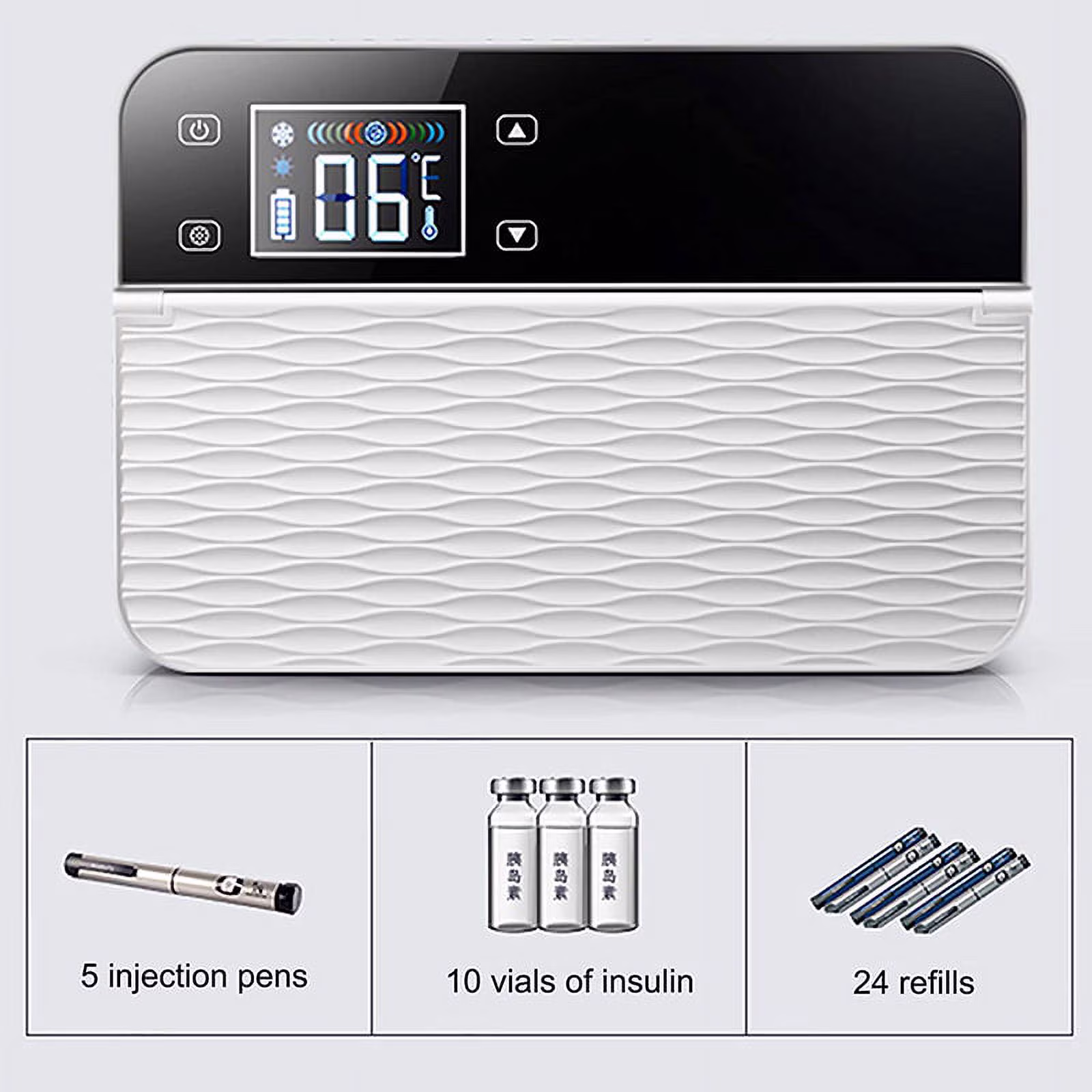 Small Fridge Cooler Insulin Cooler Case USB Mini Refrigerator Portable Insulin Bag - Image 5