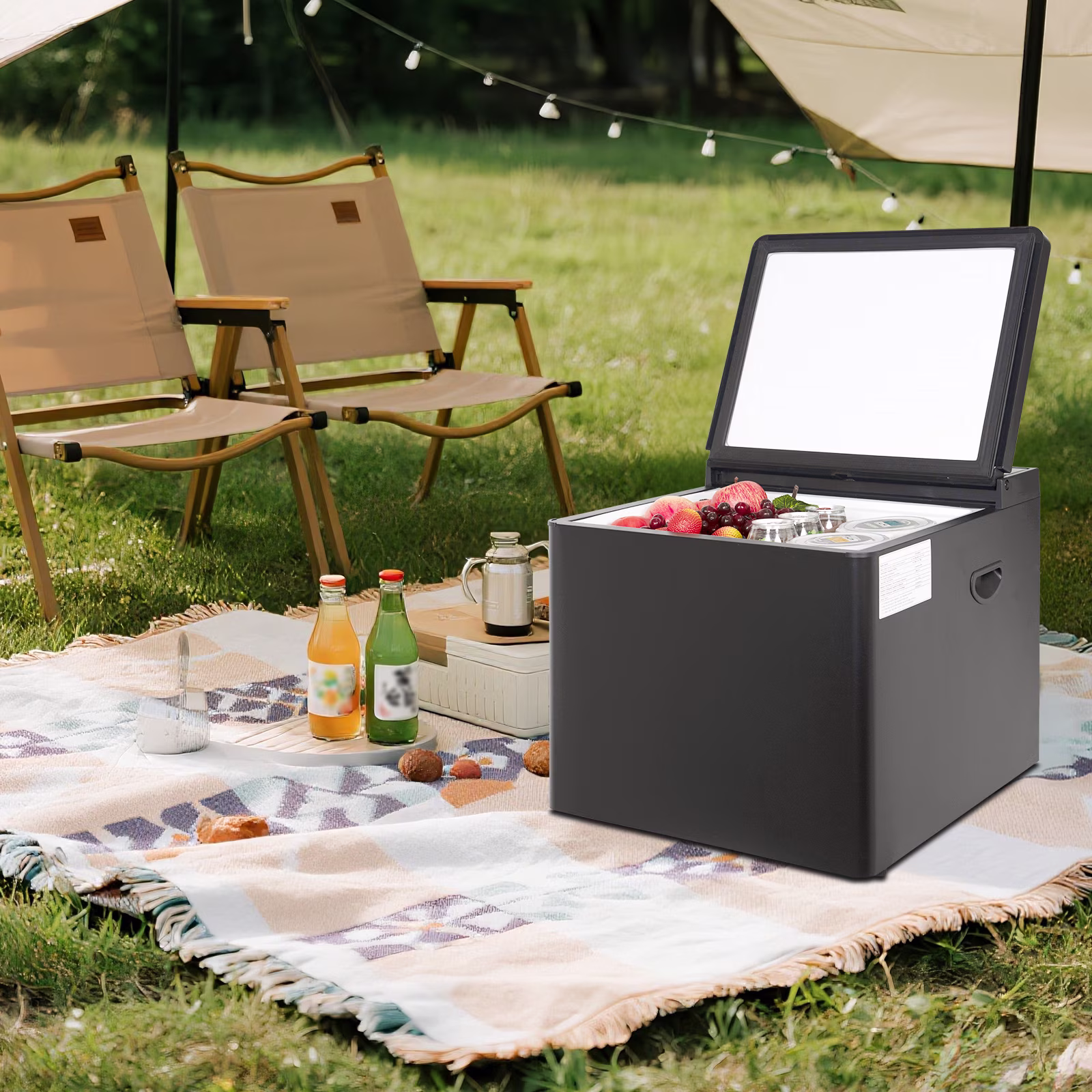 Smeta Chest Freezer LPG/12V/110-120V Refrigerator Outdoor Travel Fridge 1.6 Cu ft Indoor Car - Image 5
