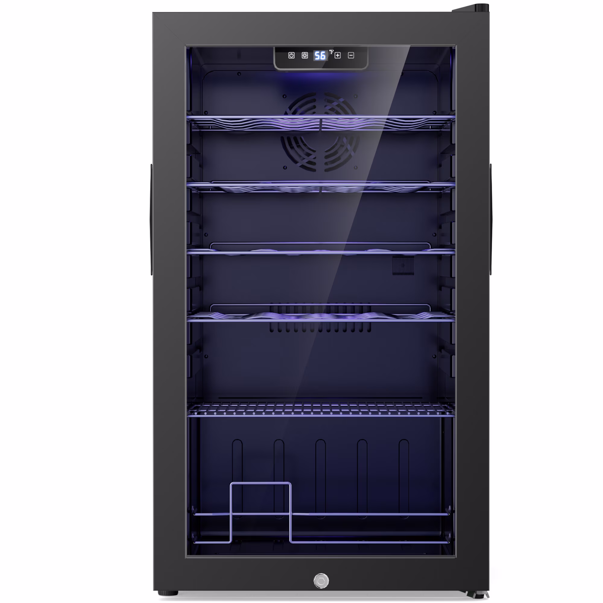 Snowyermine 25 Bottles Wine Cooler Refrigerator,Built-in Wine Fridge with Stainless Steel Glass Door, for Home Bar, Kitchen, or Office - Image 5