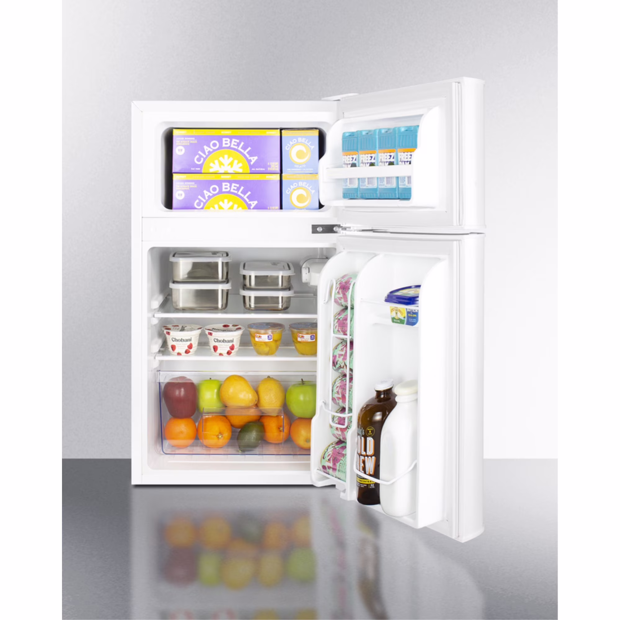Summit 19" Wide 2-Door Refrigerator/Freezer - White - Image 4