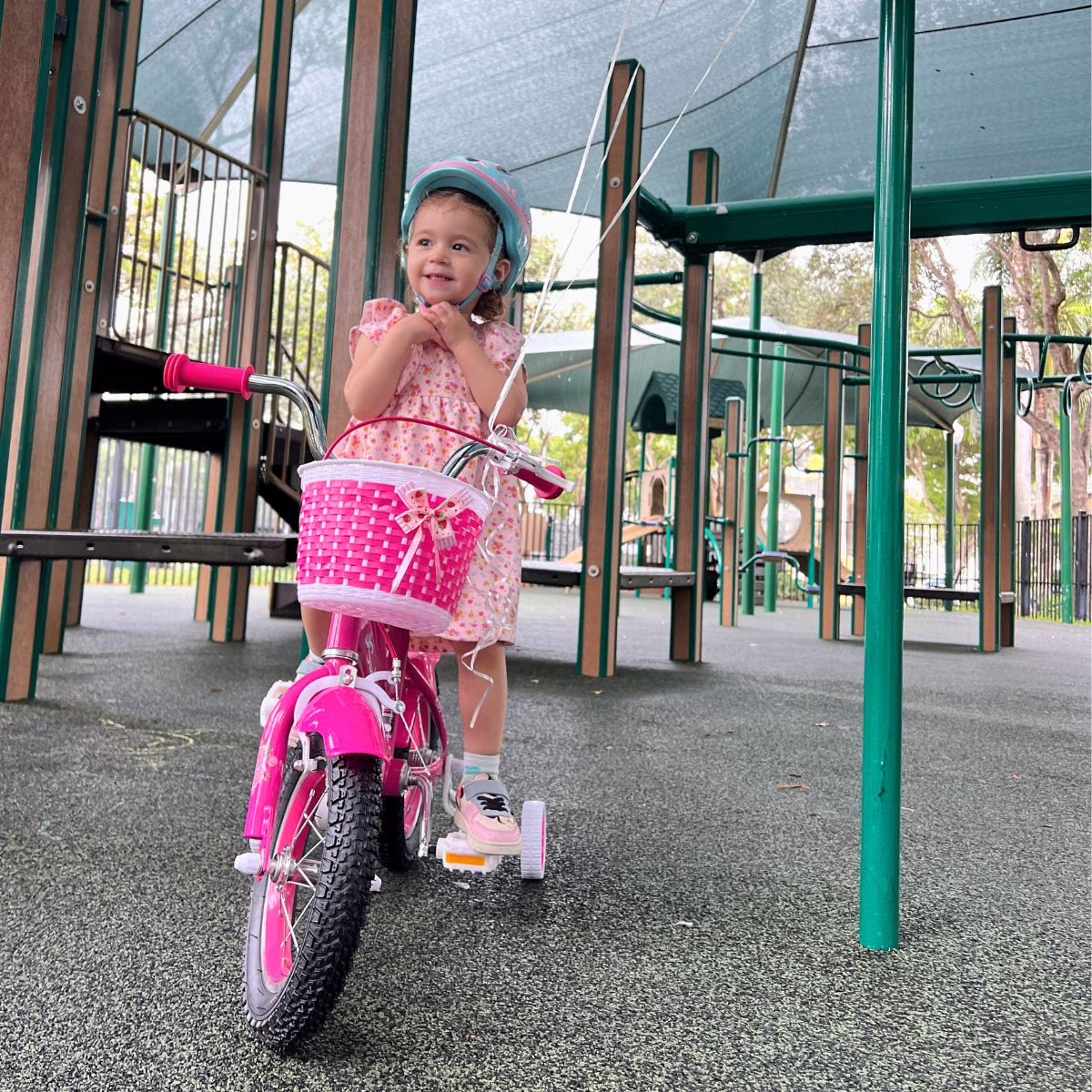 Sunloverr Kids 12 Inch Bicycle for Girls Ages 3-5 Years - Image 2