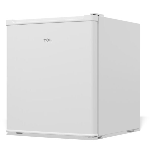 TCL 1.7 Cu ft Compact Refrigerator with Chiller (White) - Single Door Mini Fridge with Adjustable Thermostat, Reversible Door, Energy Star, Perfect for Dorm, Office, Game Room - TRM017S4AW