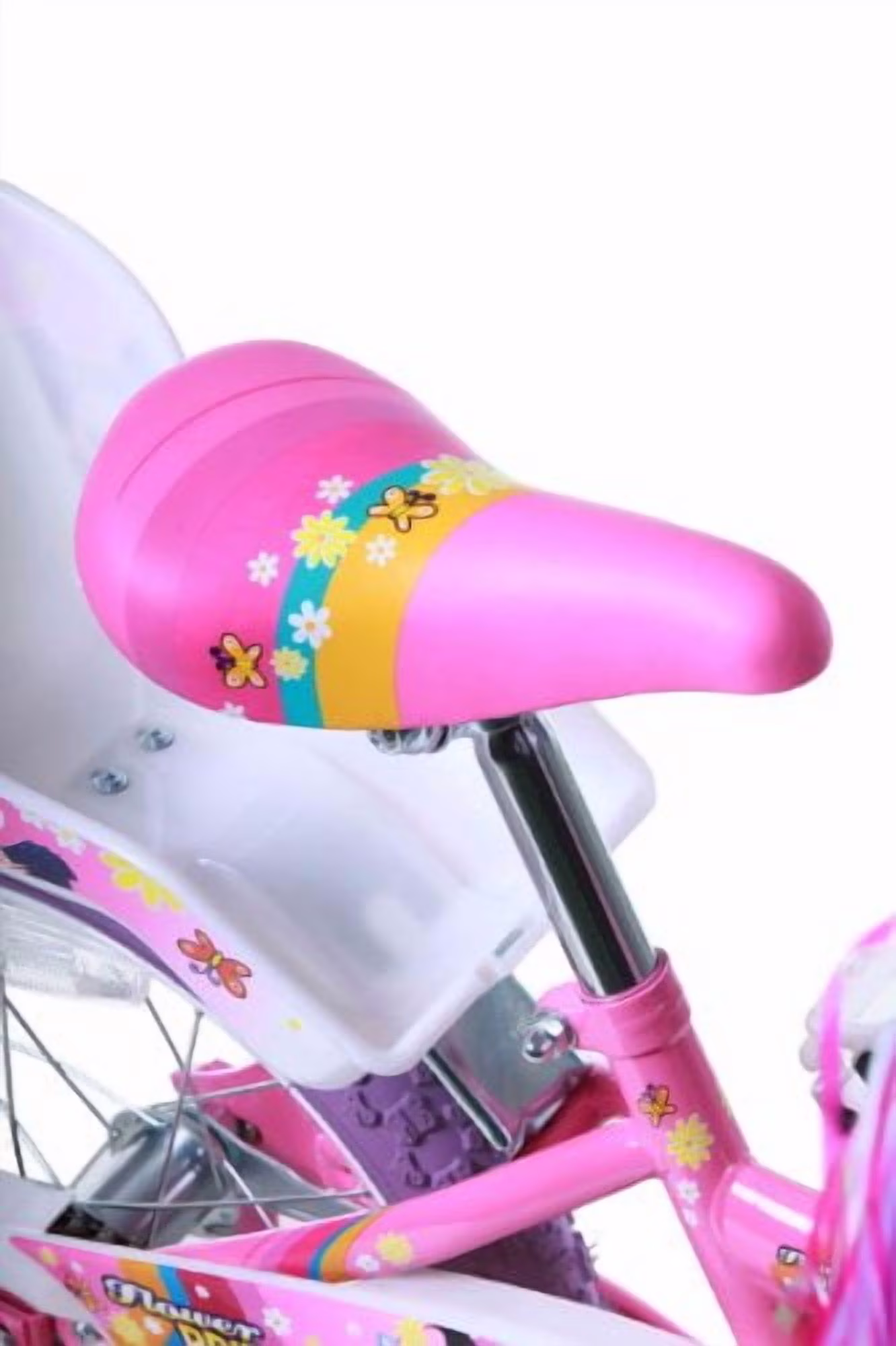 Titan Girls BMX Bike 16 Inch Wheels Ages 4 to 7 with Training Wheels and Doll Basket - Image 5