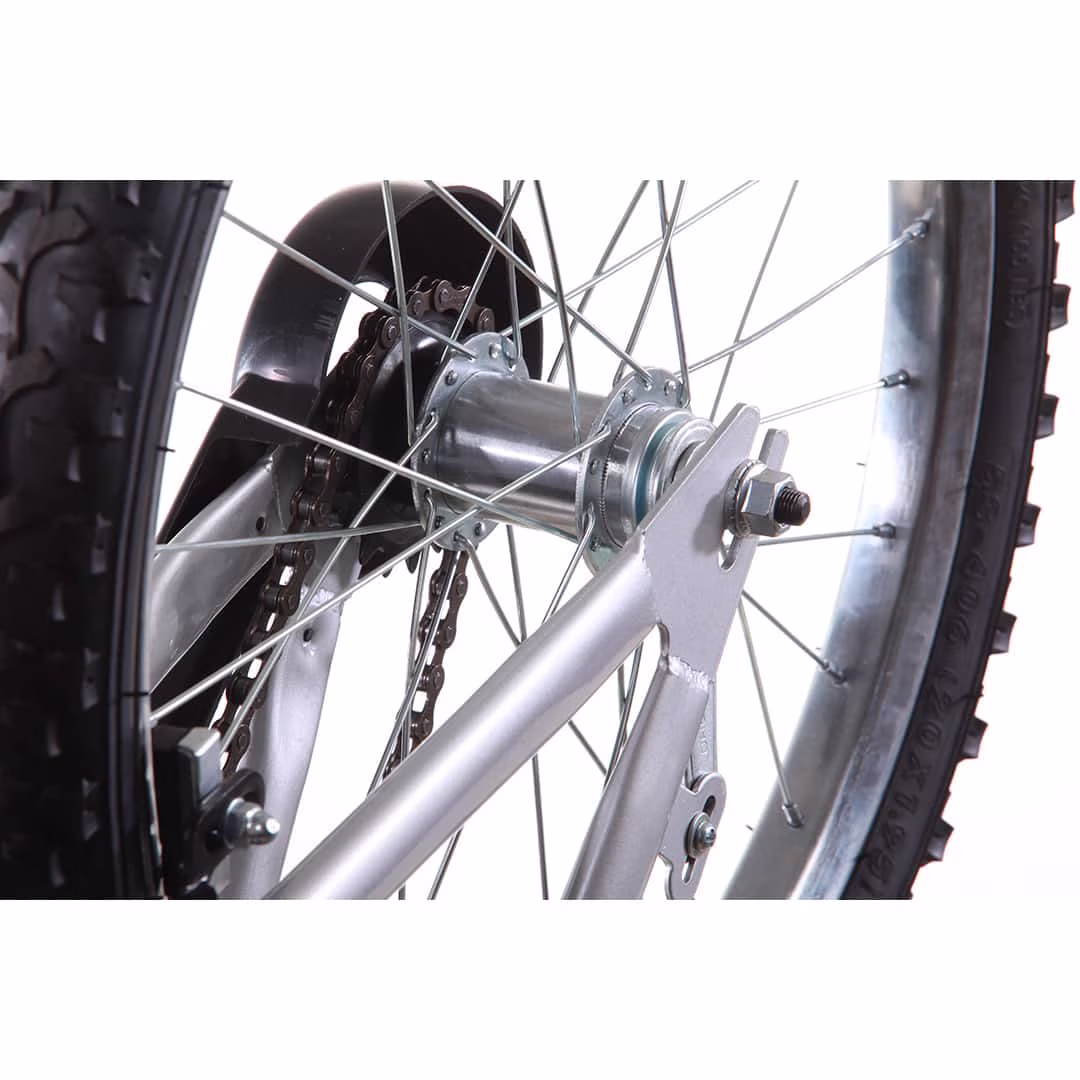 Titan Tomcat Boys BMX Bike with 20 Inch Wheels Silver Blue Coaster Brake Steel Frame Ages 7 to 12 - Image 4