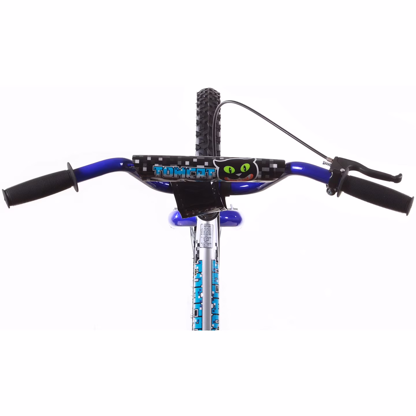 Titan Tomcat Boys BMX Bike with 20 Inch Wheels Silver Blue Coaster Brake Steel Frame Ages 7 to 12 - Image 5