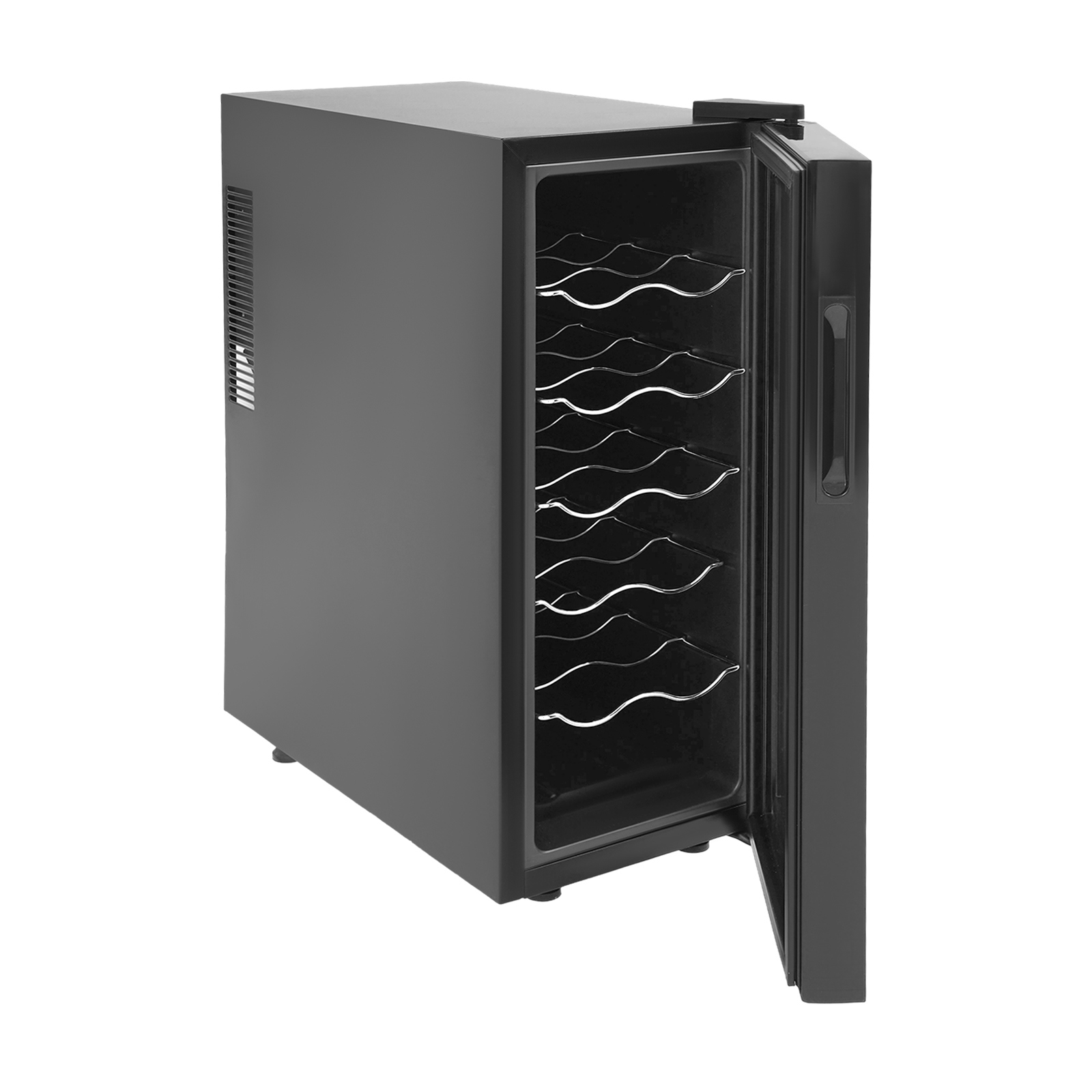 ToppiJoy 20 Bottles Wine Cooler Refrigerator, Wine Refrigerator with 53.6-64.4°F Digital Temperature Control Glass Door Black - Image 4