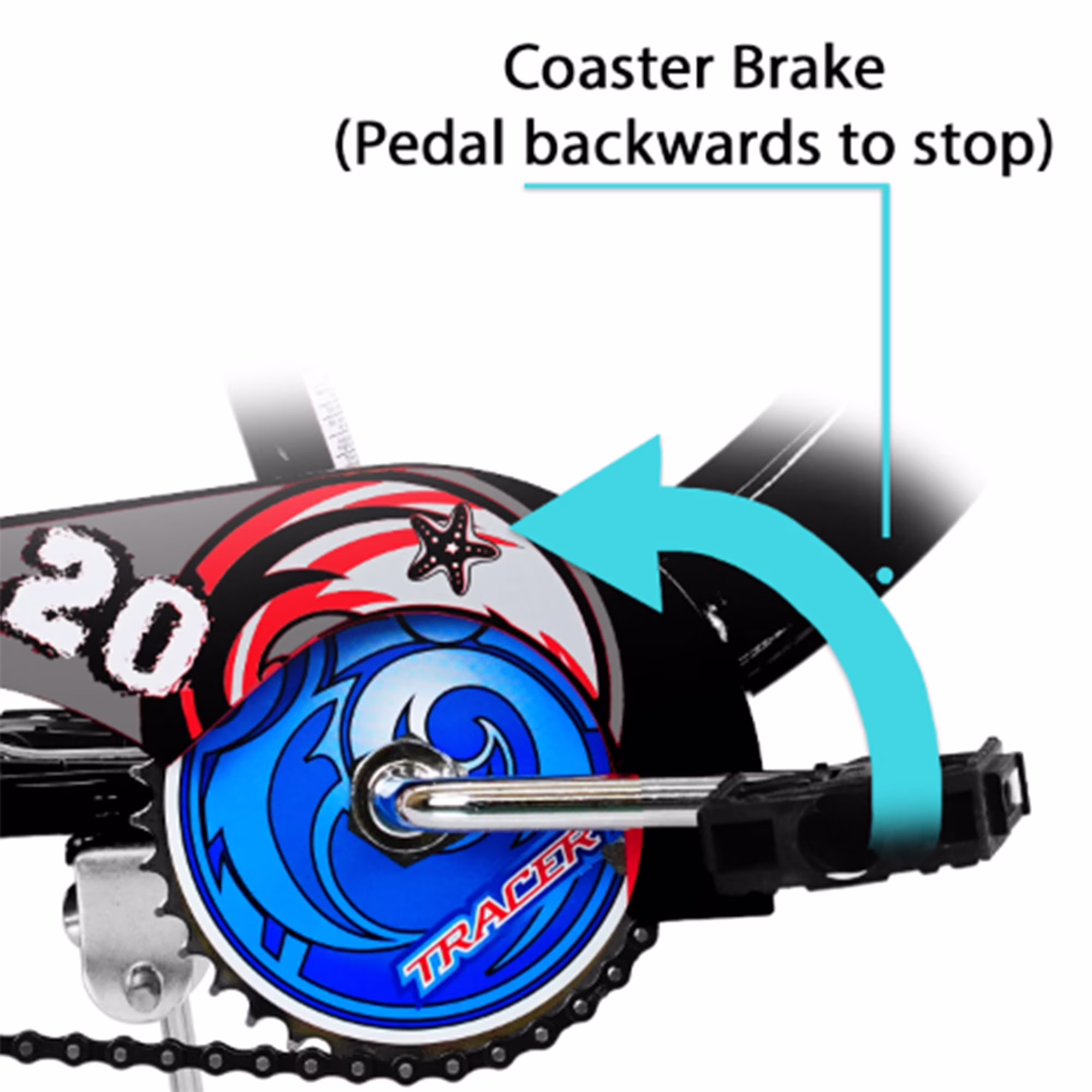 TRACER Avery Kids Bike for Ages 3 to 7 with Training Wheels, White - Image 4