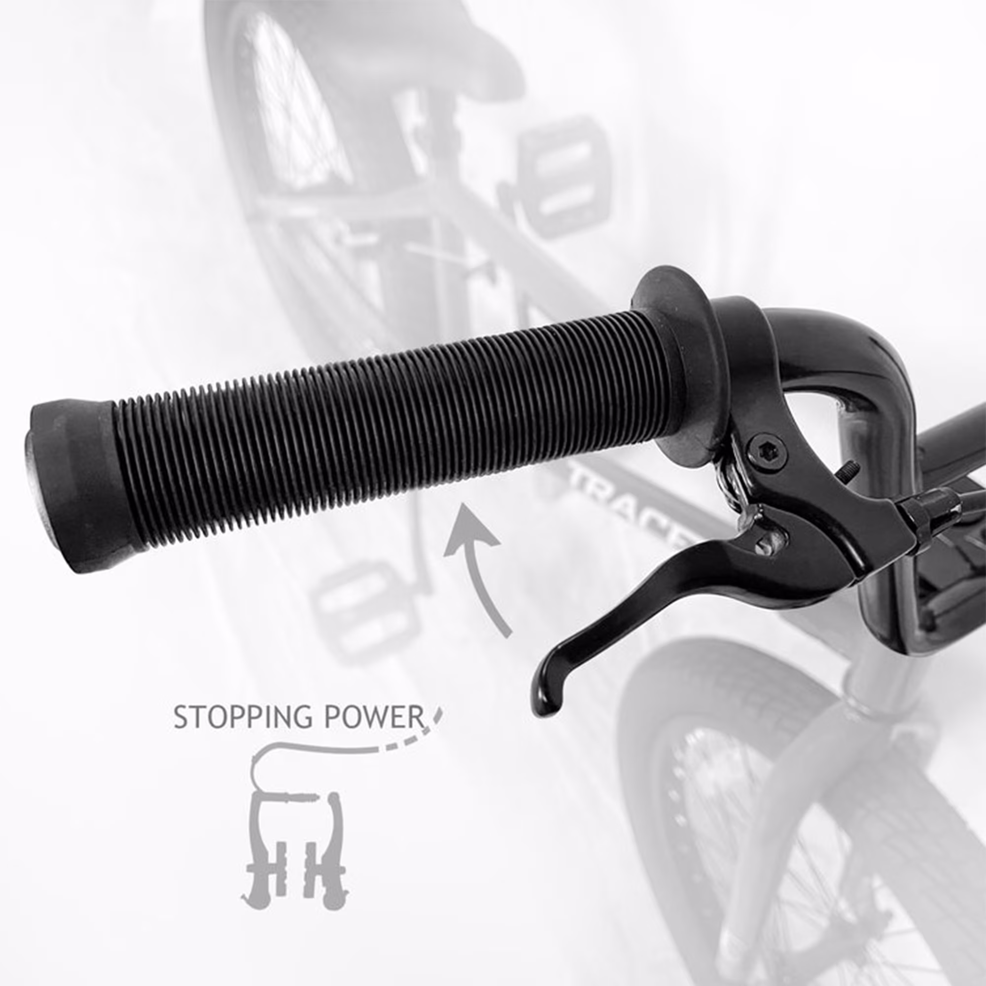 TRACER Edge 3.0 BMX Bike, 20" Wheel, 2.3" Tire, Hi-ten Steel Frame Freestyle for Beginners,Adult,Teen,Matte Black - Image 5