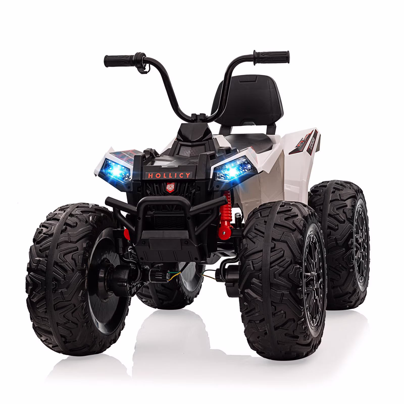 TROPOW Electric Ride On Cars with Remote Control,24V Two-Seater Kids ATV – 4x4 Electric 4-Wheeler Quad Ride-On Car Toy with 4x200W Motors, LED Lights, EVA Tires, Music, and Horn - Image 4