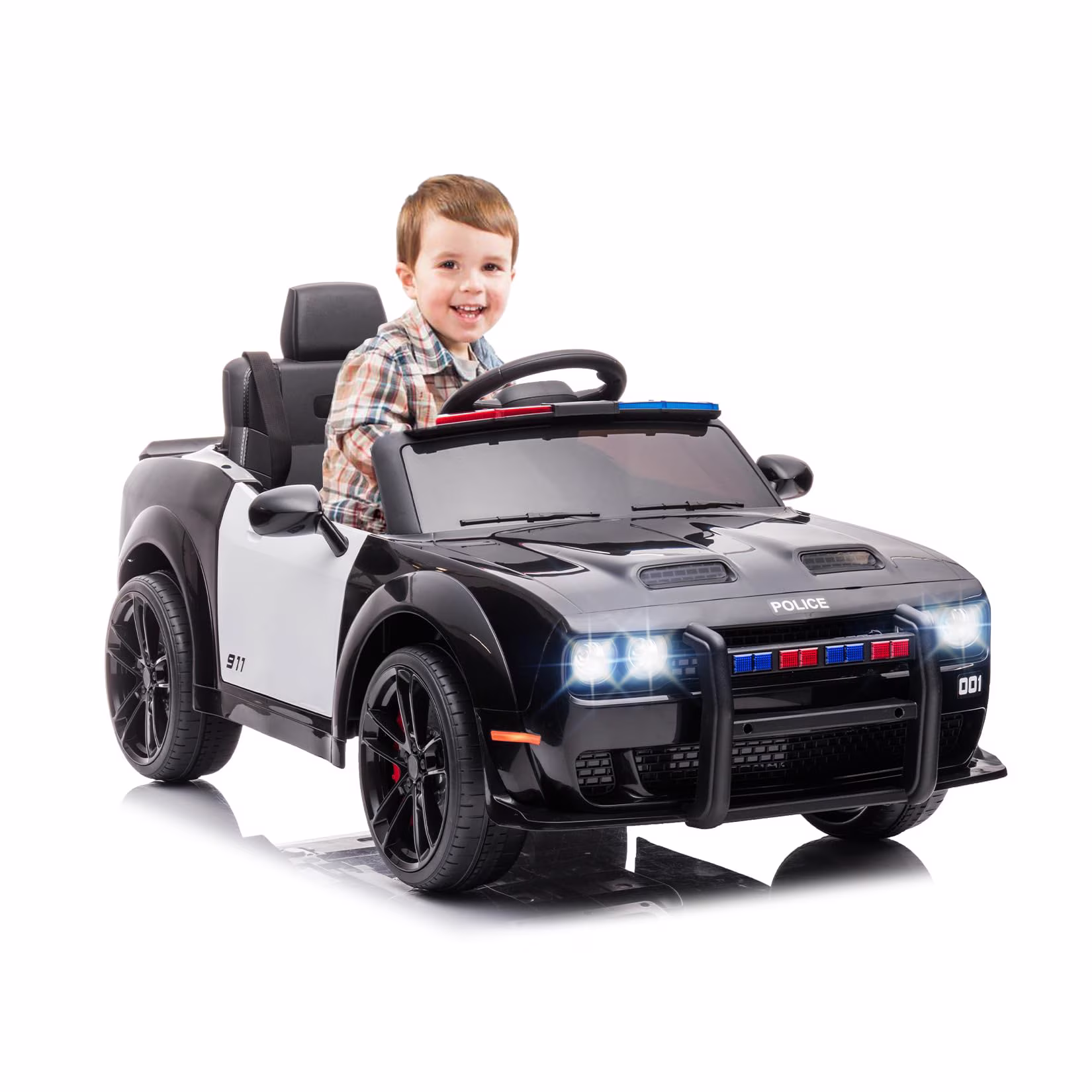 TROPOW Kids Electric Car | Licensed Dodge Challenger Ride-On 12V Battery-Powered Vehicle with Remote, LED Lights, Bluetooth, MP3 for Boys and Girls,Christmas Gift for Kids - Image 3