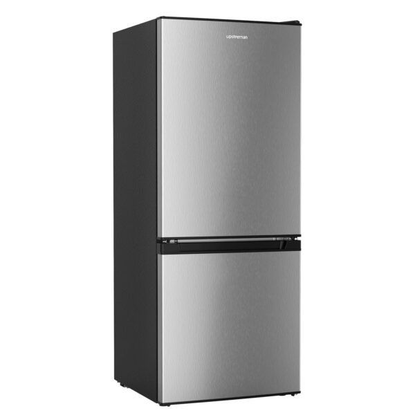 Upstreman 7.1 Cu.ft Bottom Freezer Refrigerator, 2 Door Kitchen Fridge Large Apartment Refrigerator Garage Ready Refrigerator, BM71 Stainless Steel