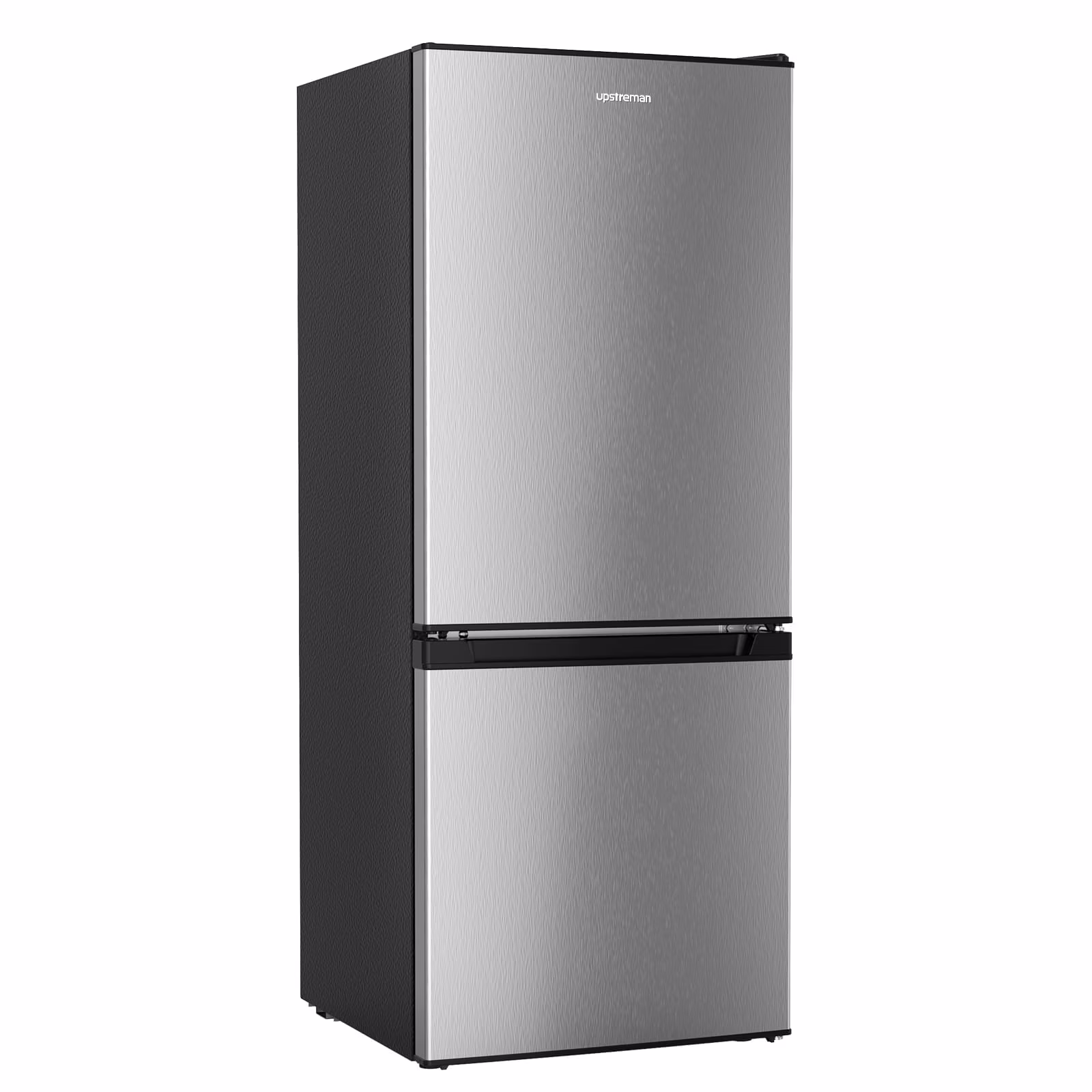 Upstreman 7.1 Cu.ft Bottom Freezer Refrigerator, 2 Door Kitchen Fridge Large Apartment Refrigerator Garage Ready Refrigerator, BM71 Stainless Steel