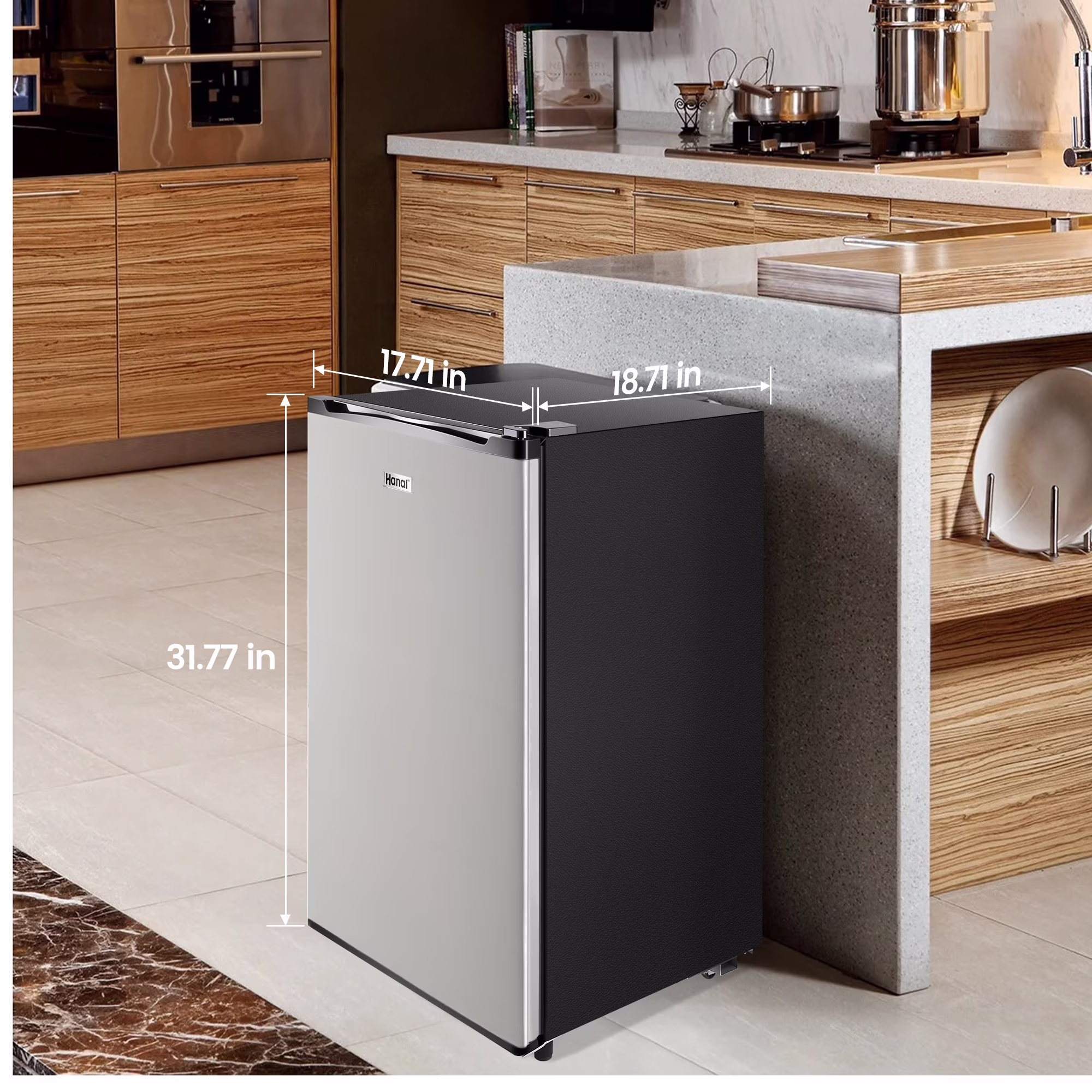 WANAI Energy-efficient Refrigerators with Shelves, 46 lb - Image 3