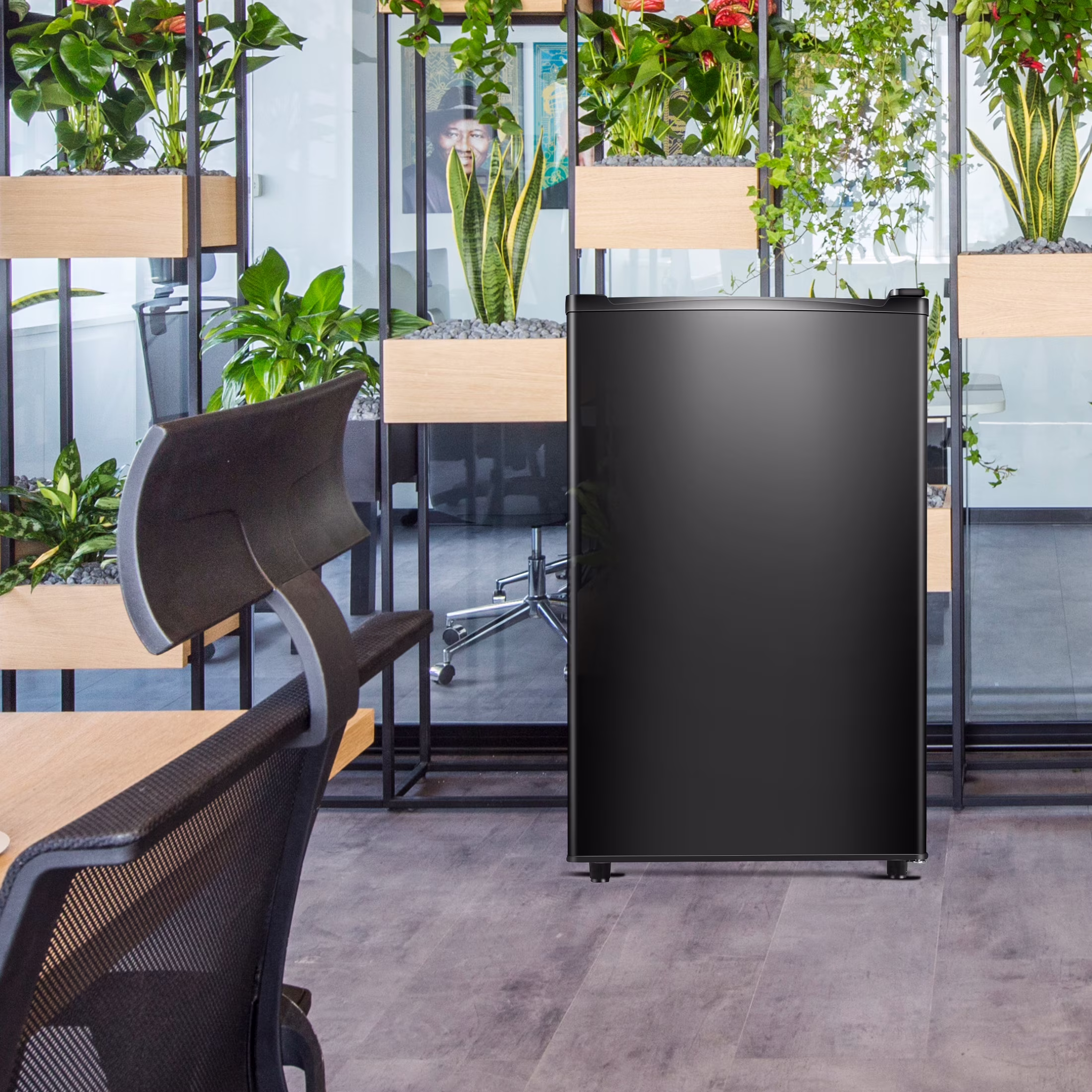 WANAI Mini Fridge 3.2 Cu ft Small Fridge One Door Mini Fridge,Black,New - Image 4