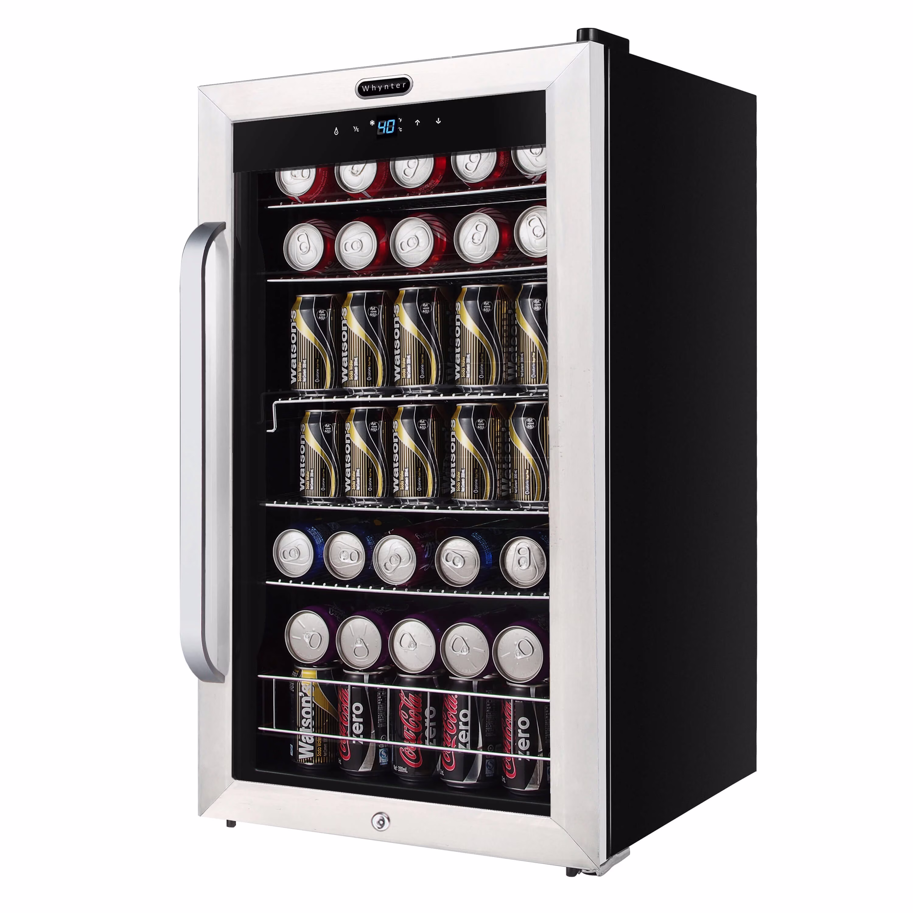 Whynter 136 Can Stainless Steel Refrigerator Beverage Center BR-1211DS - Image 4