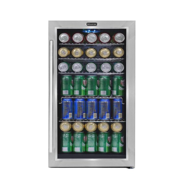 Whynter Beverage Refrigerator Stainless Steel 120 Can Capacity BR-130SB
