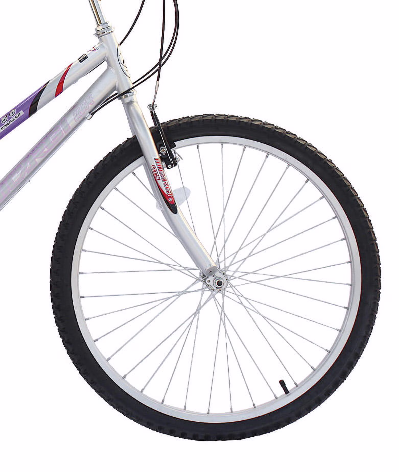 Wonder Wheels 26 In. Mtb 18 Speed Bicycle, Bike, Steel Frame Alloy Rims 36 H - Purple - Image 5