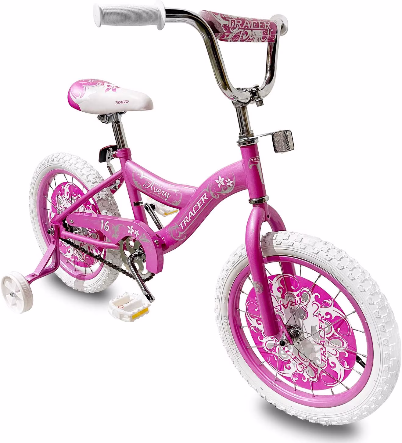 Wonder Wheels Avery Tracer 16" Kids BMX Bikes, Pink - Image 2